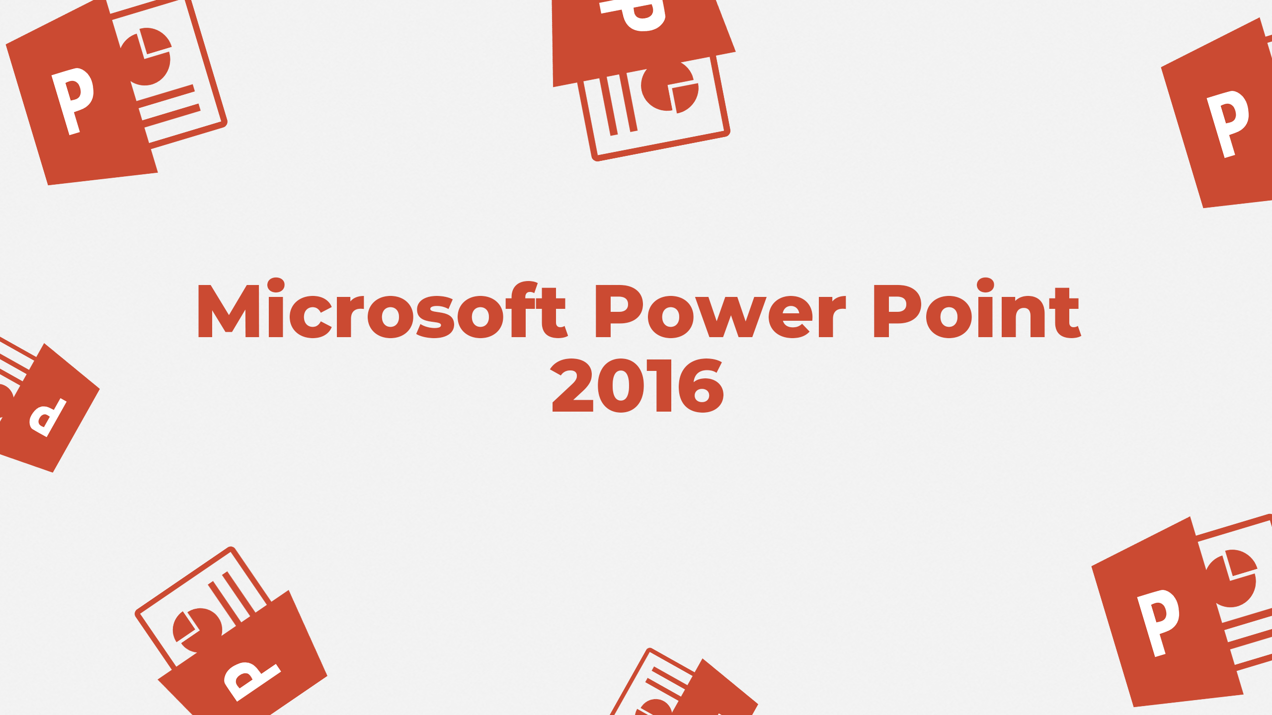 Microsoft Power Point 2016